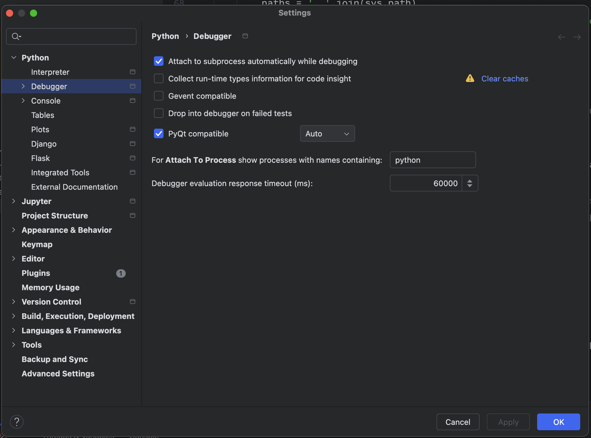 调整PyCharm里的`PyQt compatible`设置